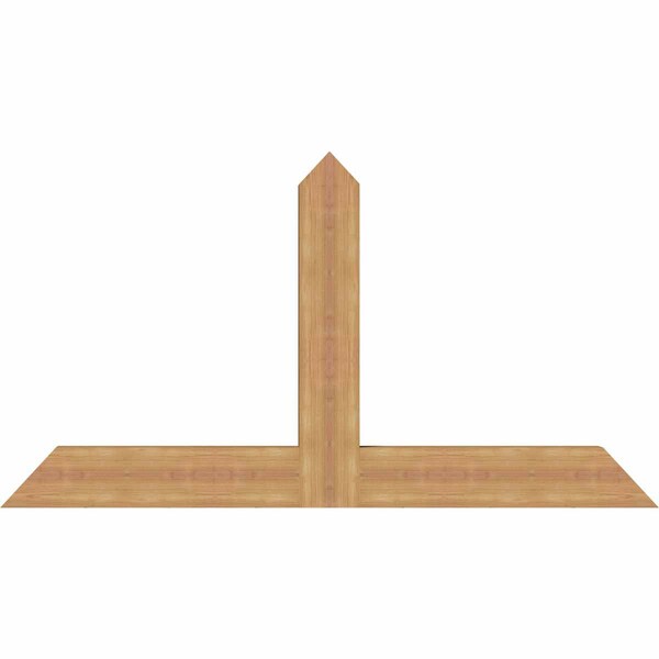Ekena Millwork Portland Timber Gable Bracket, Western Red Cedar, 60"W x 32"H x 3 1/2"D x 5 1/2"F, 13/12 Pitch GBW060X32X0406POR00SWR - main